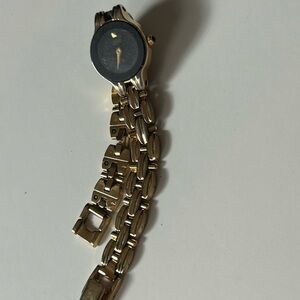 Citizens Ladies Gold and Black Stainless Steel Watch